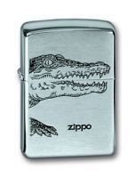  ZIPPO Alligator Brushed Chrome,,-.., .,.,365612 