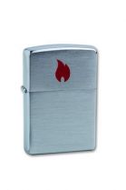  ZIPPO Red Flame Brushed Chrome,   -.., ., ., 365612  