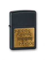 Зажигалка ZIPPO Black Crackle, латунь с порошковым покрытием, черный, матовая, 36х56х12 мм купить