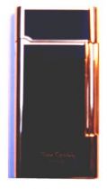 Зажигалка "Pierre Cardin" газовая кремниевая, сплав цинка, золото/черный лак, 3,5х0,9х6,9 см купить