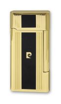 Зажигалка "Pierre Cardin" газовая кремниевая, сплав цинка, черный лак/золото, 3,5х0,9х6,9 см купить