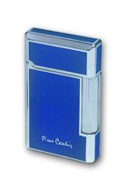 Зажигалка "Pierre Cardin" газовая кремниевая, сплав цинка, покрытие хромированное + синий лак купить