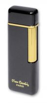 Зажигалка "Pierre Cardin" газовая кремниевая, сплав цинка, черный лак/золото, 2,4х1х7,4 см купить
