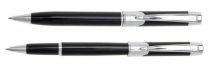 Набор Pierre Cardin: ручка шариковая + роллер. Корпус- латунь, лак, отделка и детали дизайна -хром. купить