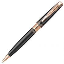 Шариковая ручка Pierre Cardin, SECRET, цвет - черный с золотистой отделкой купить
