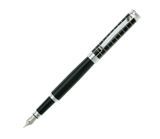 Перьевая ручка Pierre Cardin AQUARIUS, корпус латунь с черным лаком, отделка и детали дизайна - хром купить