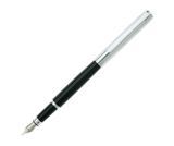 Перьевая ручка Pierre Cardin AQUARIUS, корпус латунь с черным лаком, отделка и детали дизайна - хром купить