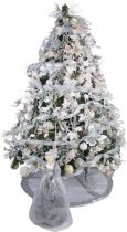 CHRISTMAS BRIDE Ёлка декорированная Mister Christmas (h=2,7 м; цвет: серебряный) купить