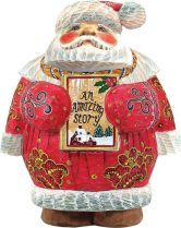 US 51784-5 Игрушка новогодняя коллекционная Дед Мороз Mister Christmas (h=13 см) купить