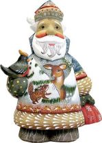 US 518061 Игрушка Дед Мороз Mister Christmas (h=13 см) купить
