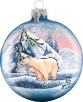 US 73411 Новогодний сувенир Шар Mister Christmas (d=9 см) купить
