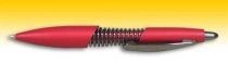 Красная ручка с декоративной пружиной в цилиндрическом футляре (мод.1) [3T030/1V] купить