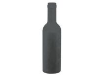 Набор аксессуаров для вина: штопор-откры- валка, декоративная пробка в футляре в виде бутылки, черный купить