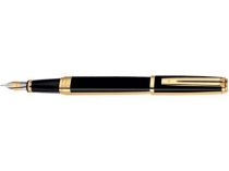 Ручка перьевая Waterman модель Exception Night&Day в коробке, черная с золотом купить