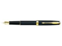 Ручка перьевая Parker модель Sonnet черная с золотом в коробке купить