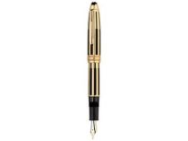 Ручка перьевая Montblanc модель Meisterstuck Solitaire Gold & Black купить