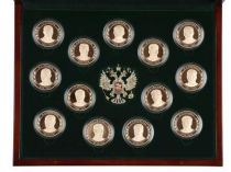 Набор медалей "История в лицах. Россия XX-XXI век"* купить