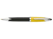 Ручка шариковая "Эталон" черная/желтая купить