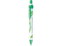 Ручка шариковая Inoxcrom модель Rocket белая/зеленая купить