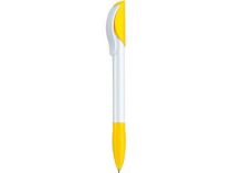 Ручка шариковая Senator модель Hattrix Basic бело-желтая купить