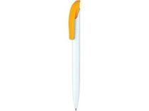 Ручка шариковая Senator модель Challenger Basic бело-желтая купить