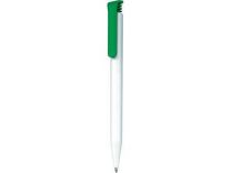 Ручка шариковая Senator модель Super-Hit Basic бело-зеленая купить