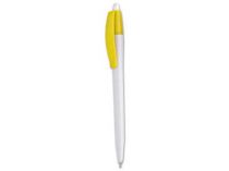 Ручка шариковая Celebrity "Пиаф" белая/желтая купить