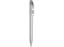 Ручка шариковая Prodir модель DS3 TAA серебристая глянцевый металлик купить