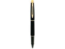 Ручка роллер Waterman модель Hemisphere черная с золотом купить