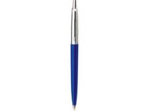 Ручка шариковая Parker модель Jotter серебристая с синим купить
