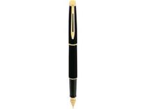 Ручка перьевая Waterman модель Hemisphere черная с золотом купить