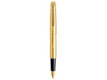 Ручка перьевая Waterman модель Hemisphere Golden Shine в коробке купить