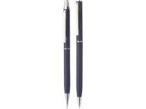 Набор "Тандем": ручка шариковая, карандаш в футляре синий купить