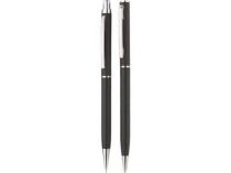 Набор "Тандем": ручка шариковая, карандаш в футляре черный купить