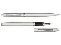 Набор "Экзюпери": ручка шариковая, ручка роллер в футляре, серебристый купить
