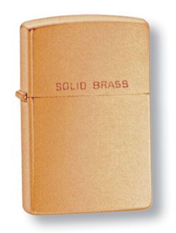  ZIPPO Brushed Brass, , , , 365612  